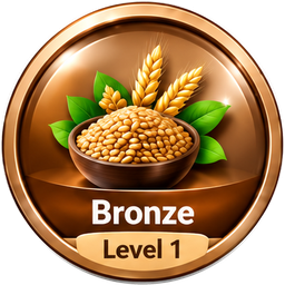 Bronze certification medal