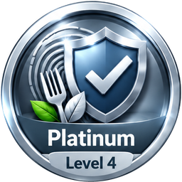 Platinum certification medal