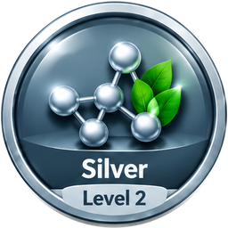Silver certification medal